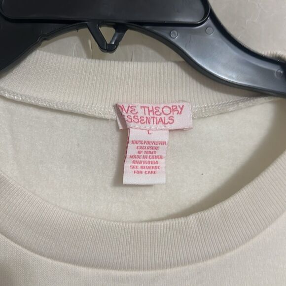 LOVE THEORY S-XL White Lily Blue Amsterdam Netherlands Graphic Crew Pullover - Picture 10 of 13